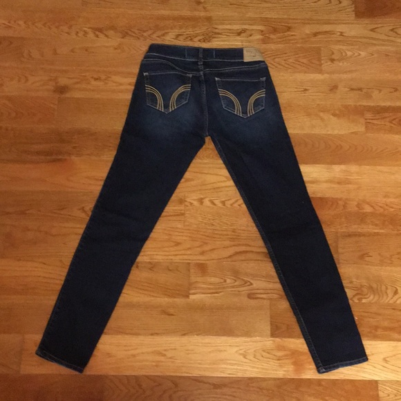 Dark-Wash Denim Skinny Jeans - Picture 2 of 4
